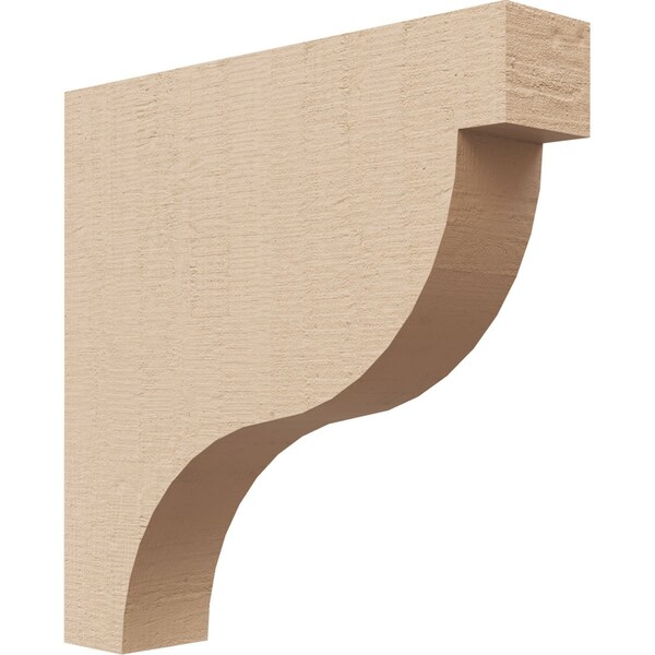 Ekena Millwork 2"W x 10"D x 10"H Thin Garner Rough Cedar Woodgrain TimberThane Corbel, Primed Tan CORUR02X10X10GARRCPR - main